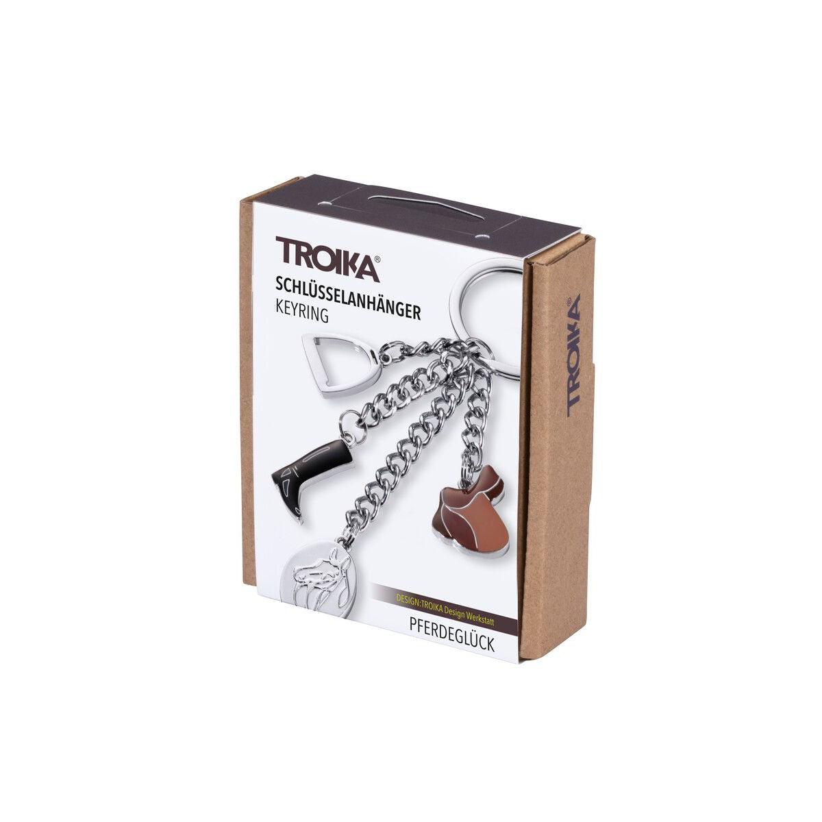 TRK Porte Clés "Equitation"-Porte Clés-Troika-Papeterie du Dôme