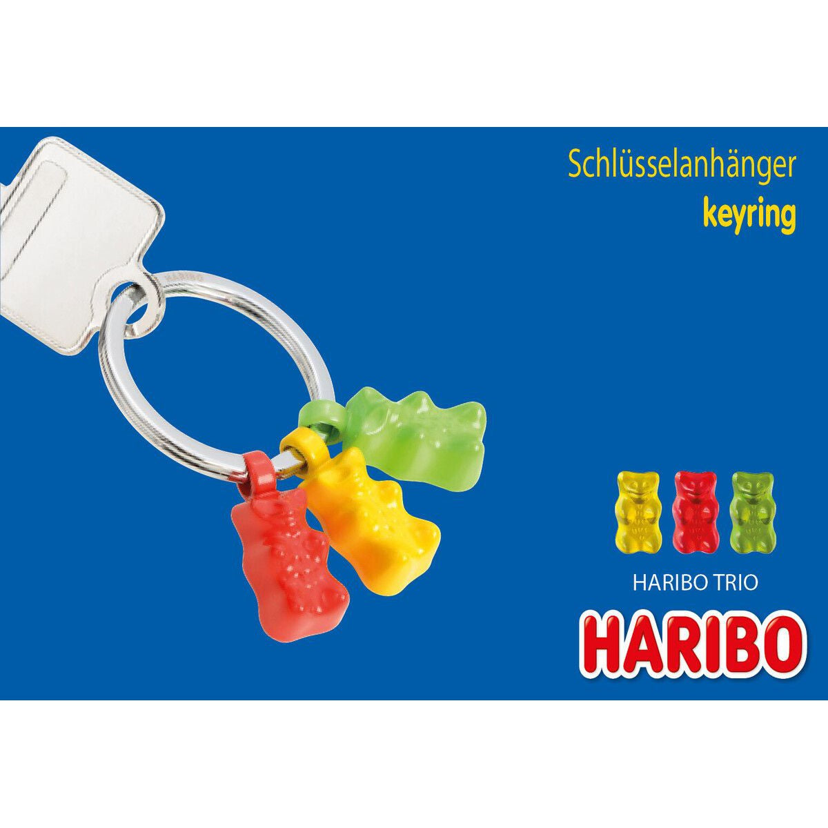 TRK Porte Clés Haribo Ourson Trio-Porte Clés-Troika-Papeterie du Dôme