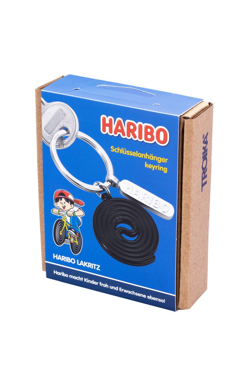TRK Porte Clés Haribo Réglisse-Porte Clés-Troika-Papeterie du Dôme