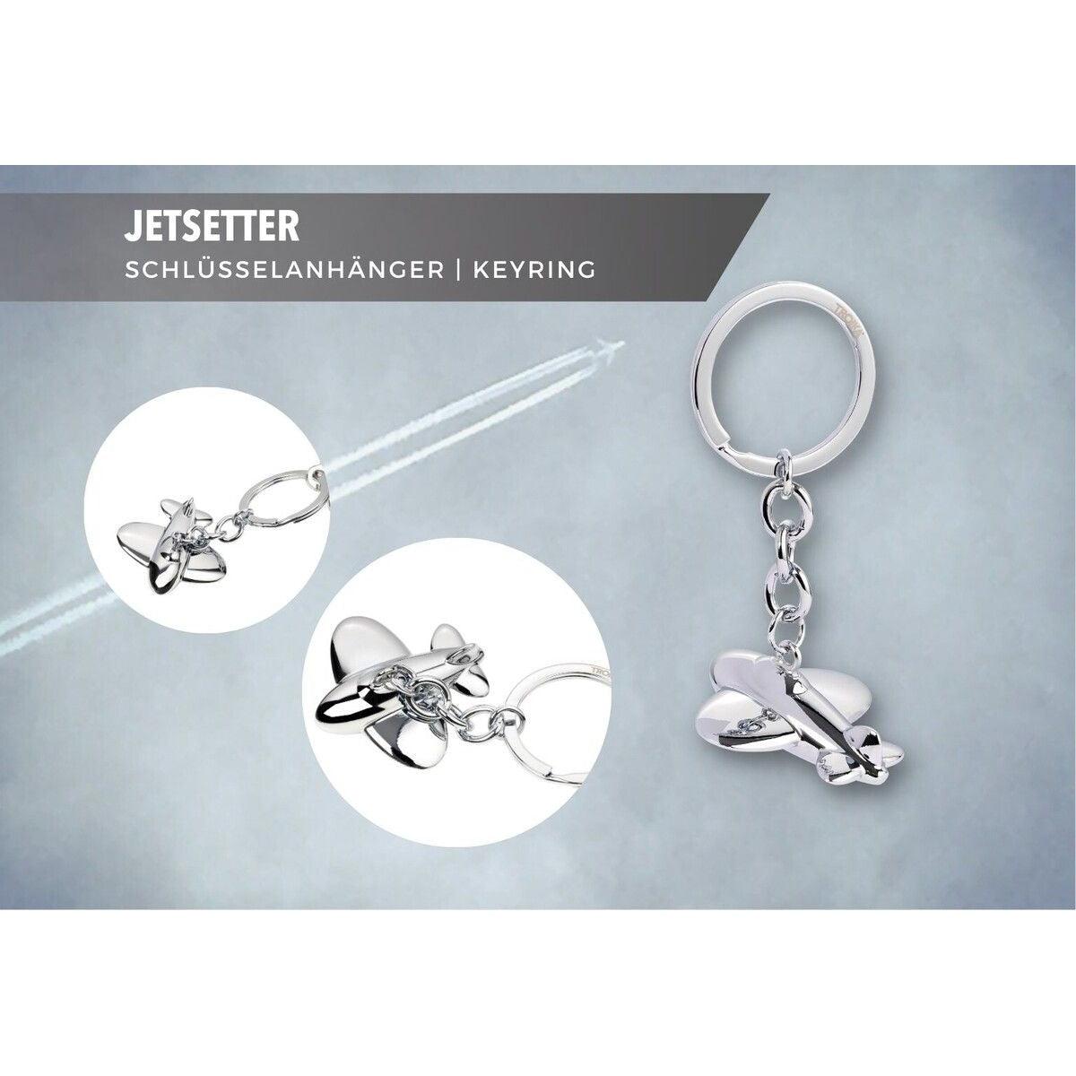 TRK Porte Clés "Jet Setter"-Porte Clés-Troika-Papeterie du Dôme