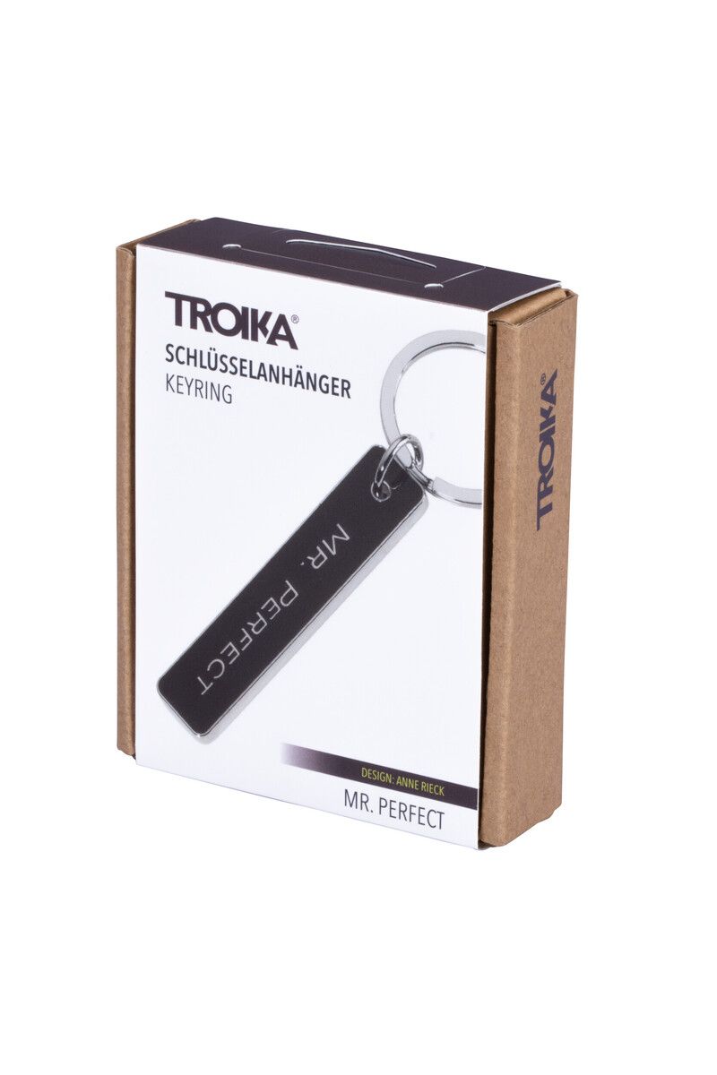 TRK Porte Clés "Mr. Perfect"-Porte Clés-Troika-Papeterie du Dôme