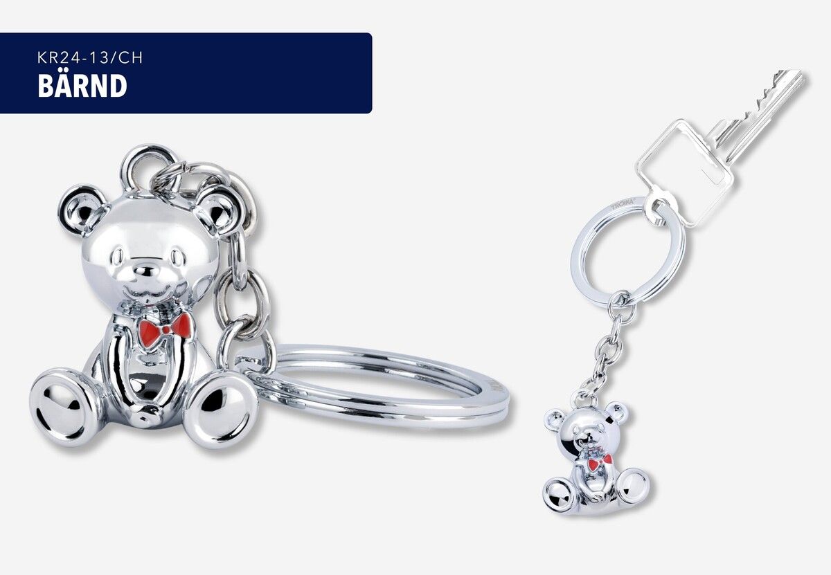 TRK Porte Clés "Ourson"-Porte Clés-Troika-Papeterie du Dôme