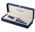 WMN Carène Bleu Chromé Stylo Plume-Stylo Plume-Waterman-Papeterie du Dôme