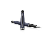 WMN Expert Bleu Chromé Stylo Plume-Stylo Plume-Waterman-Papeterie du Dôme