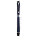 WMN Expert Bleu Chromé Stylo Roller-Stylo Roller-Waterman-Papeterie du Dôme