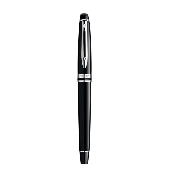 WMN Expert Noir Chromé Stylo Roller-Stylo Roller-Waterman-Papeterie du Dôme