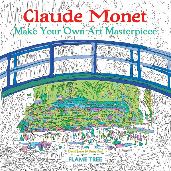 FLT Livre de Coloriage-Coloriage-Flame Tree Publishing-Claude Monet-Papeterie du Dôme