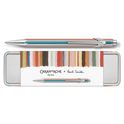 CA 849 Paul Smith Ed.5 Argent Stylo Bille avec Étui-Stylo Bille-Caran d'Ache-Papeterie du Dôme