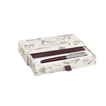 CA Léman Toile de Jouy Coffret Stylo Plume-Stylo Plume-Caran d'Ache-Papeterie du Dôme