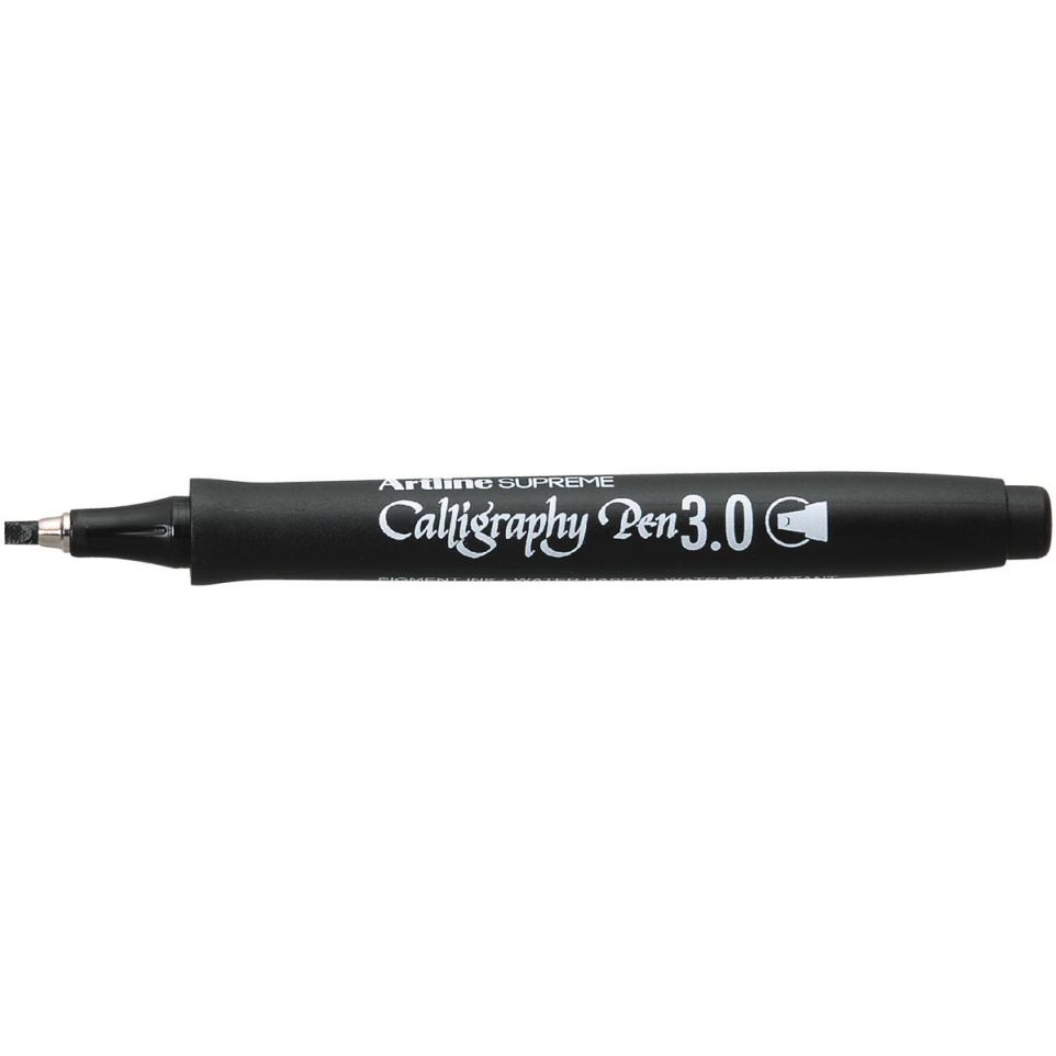 ATL Marqueur Ergoline Calligraphy Pen-Marqueur-Artline-Noir-3 mm-Papeterie du Dôme