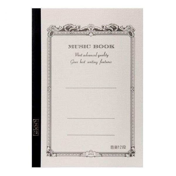 Apica Carnet Note Book B5 Musique-Carnet-Apica-Blanc-Papeterie du Dôme