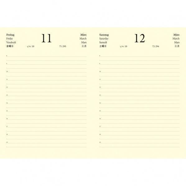 BDK Agenda Basic Wood Journalier-Agenda-Bindewerk-Papeterie du Dôme