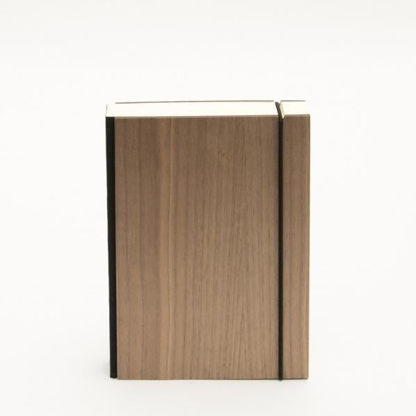 BDK Purist Wood Carnet 12x16 288 pages-Carnet-Bindewerk-Noyer-Uni-Papeterie du Dôme