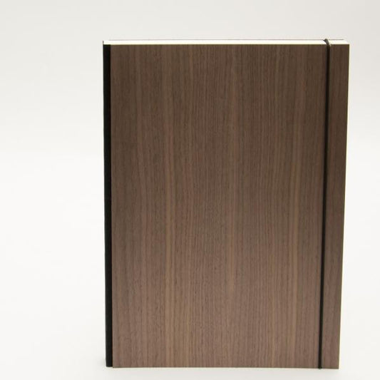 BDK Purist Wood Carnet A4 192 pages-Carnet-Bindewerk-Noyer-Ligné-Papeterie du Dôme