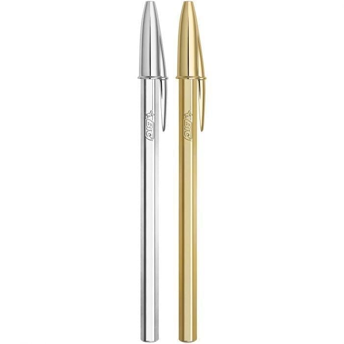 BIC Stylo Bille Cristal Shine-Stylo Bille-Bic-Papeterie du Dôme
