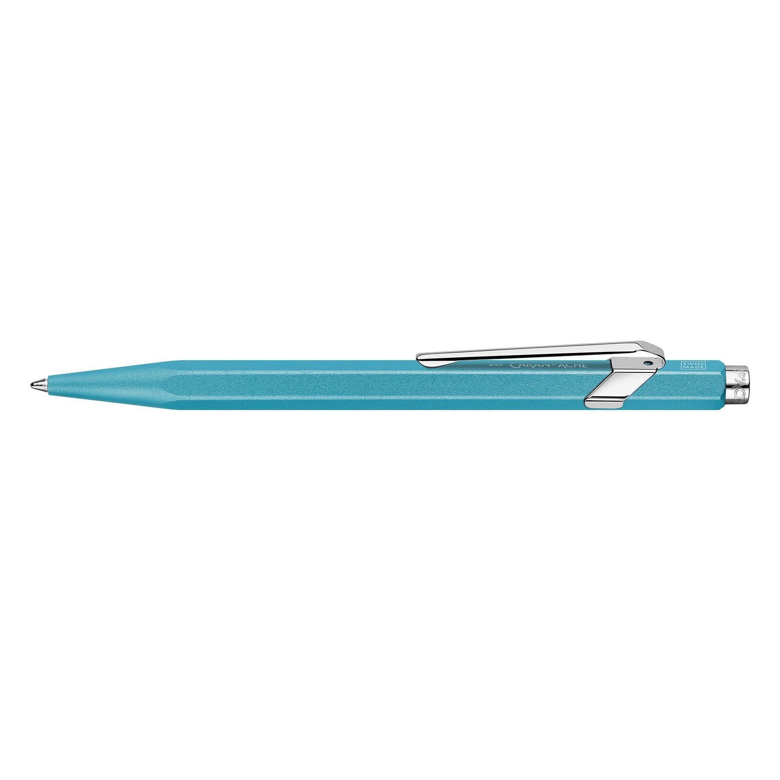 CA 849 Colormat-X Stylo Bille-Stylo Bille-Caran d'Ache-Turquoise-Papeterie du Dôme