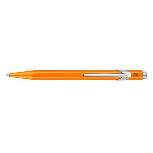 CA 849 Fluo Line Stylo Bille-Stylo Bille-Caran d'Ache-Orange-Papeterie du Dôme