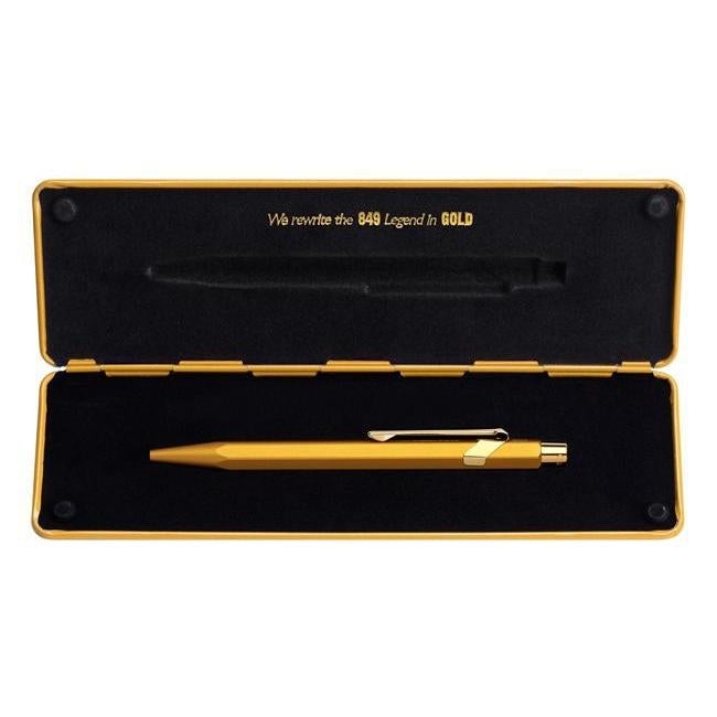 CA 849 Goldbar Stylo Bille avec Étui-Stylo Bille-Caran d'Ache-Papeterie du Dôme