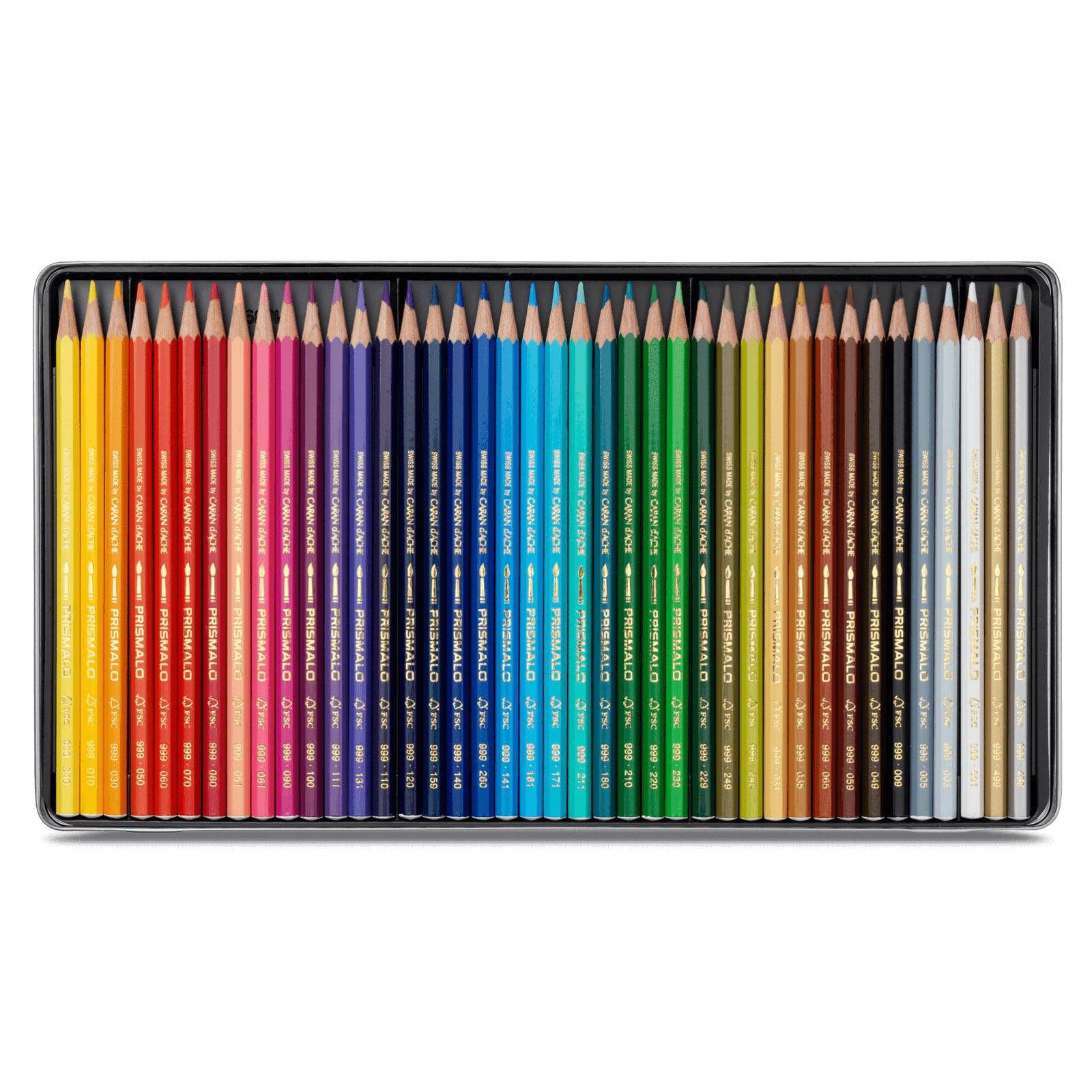 CA Boîte de 40 Crayons Prismalo Aquarelle-Boîte à Crayons-Caran d'Ache-Papeterie du Dôme