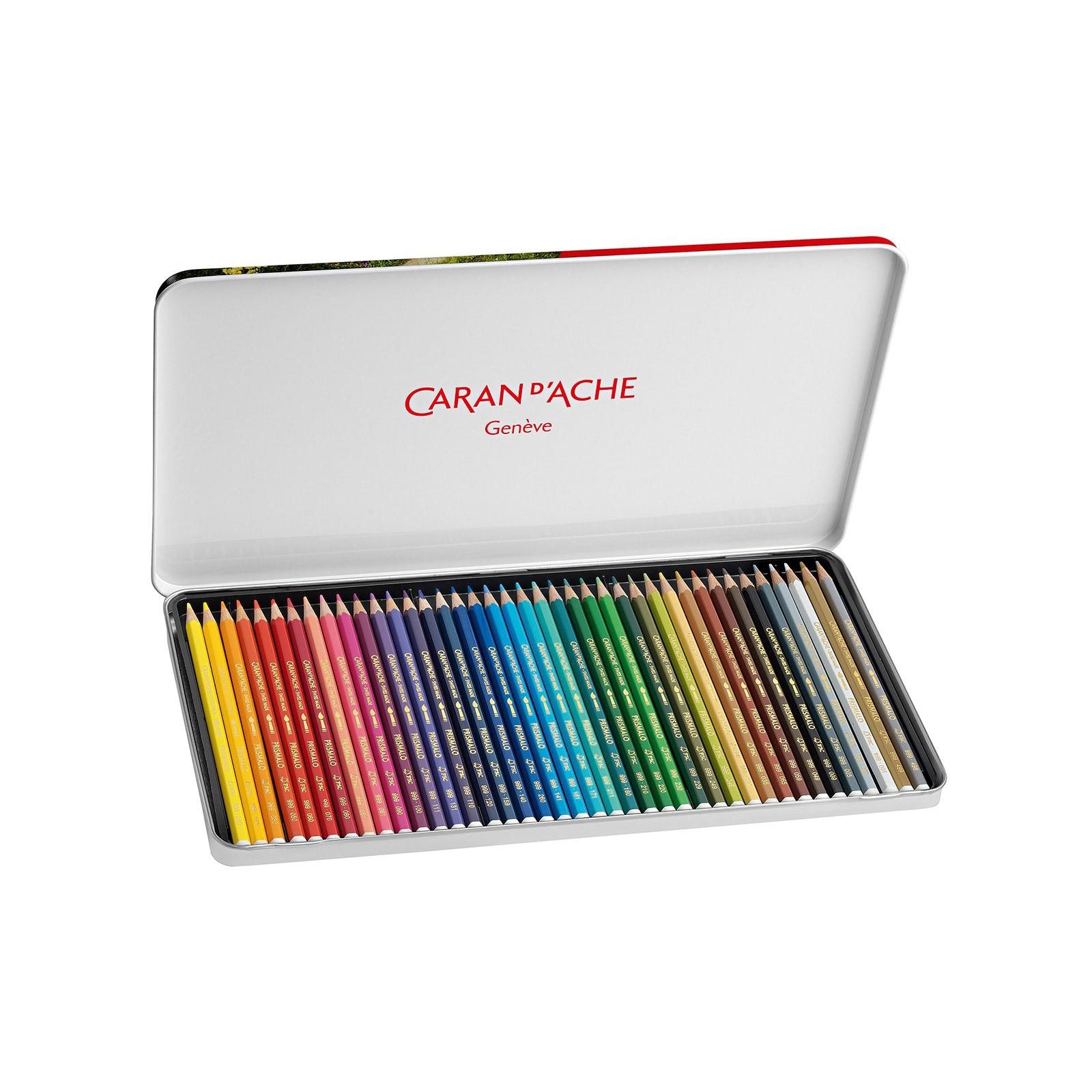 CA Boîte de 40 Crayons Prismalo Aquarelle-Boîte à Crayons-Caran d'Ache-Papeterie du Dôme