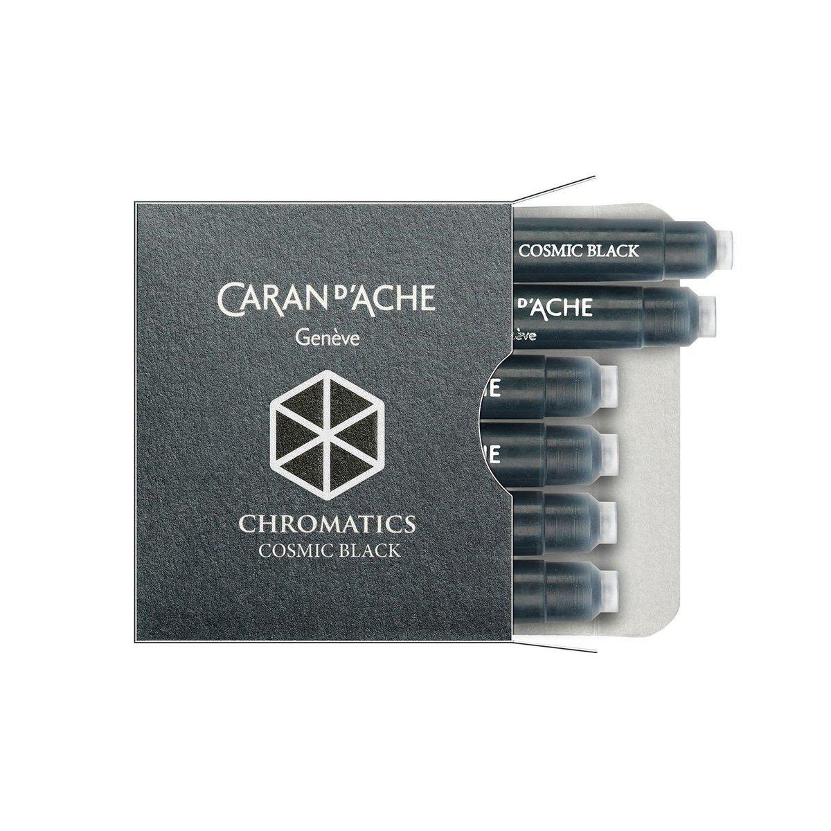 CA Cartouches Chromatics-Encre-Caran d'Ache-Cosmic Black-Papeterie du Dôme