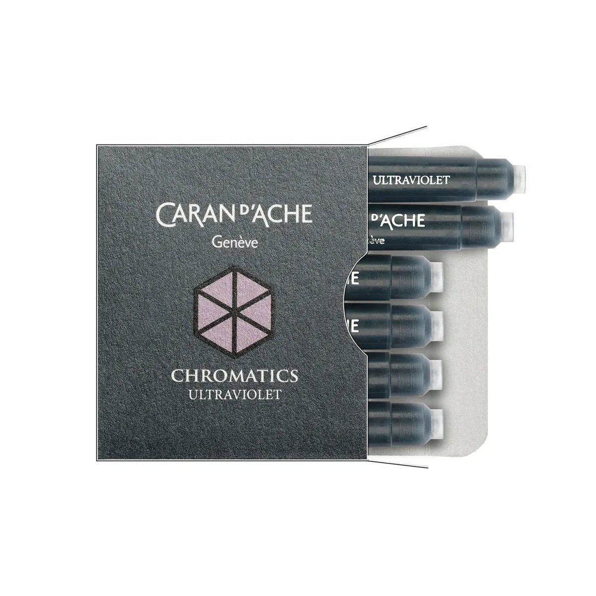 CA Cartouches Chromatics-Encre-Caran d'Ache-Ultra Violet-Papeterie du Dôme