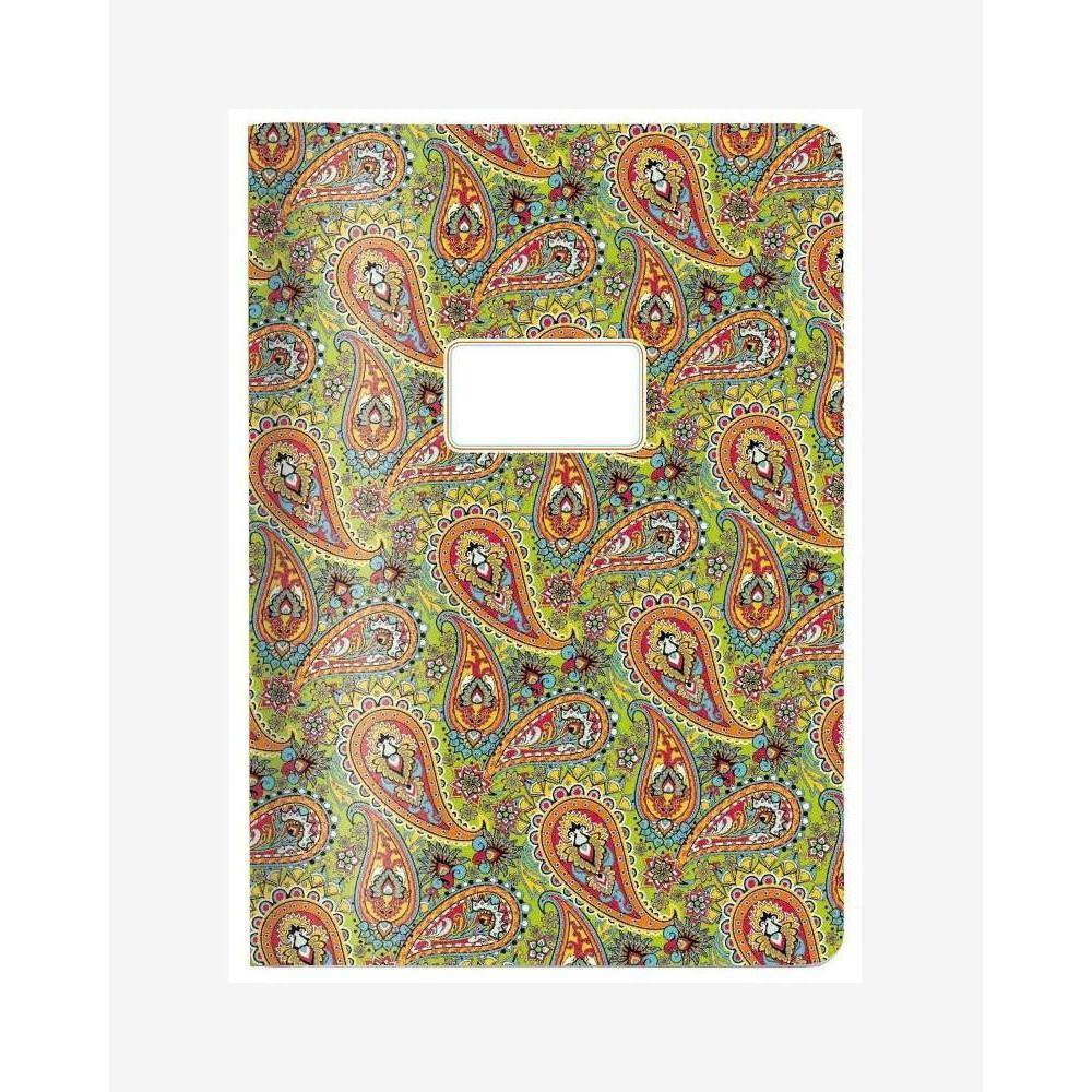 CED Cahier A4 Souple-Cahier-Cedon-Paisley Green-Papeterie du Dôme