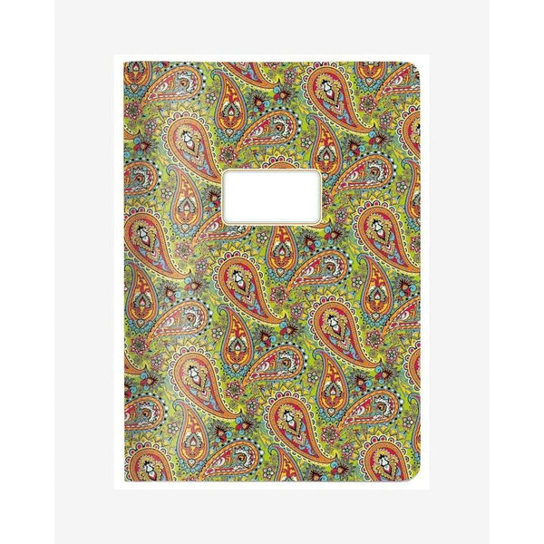 CED Cahier A4 Souple-Cahier-Cedon-Paisley Green-Papeterie du Dôme