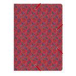 CED Grosse Pochette-Pochette-Cedon-Paisley red-Papeterie du Dôme