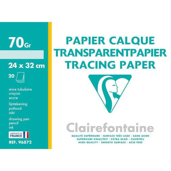 CLT Calque Supérieur 24x32 20F-Papier-Clairefontaine-Papeterie du Dôme