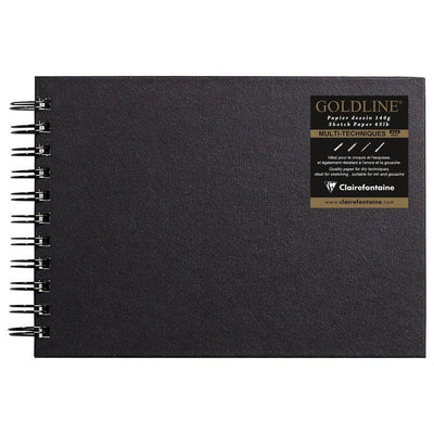 CLT Carnet De Voyage Goldline Spirale A5-Carnet-Clairefontaine-Papeterie du Dôme