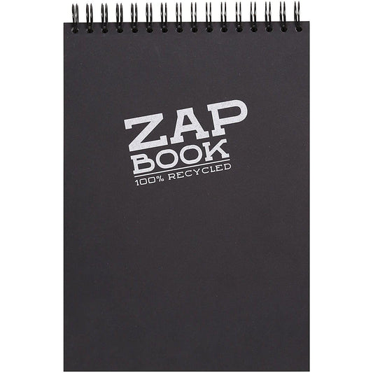 CLT Carnet Zap Book A4 Spirales Noir-Carnet-Clairefontaine-Papeterie du Dôme