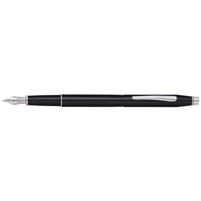 CROSS Century Classic Laqué Noir Stylo Plume-Stylo Plume-A.T. Cross-Papeterie du Dôme