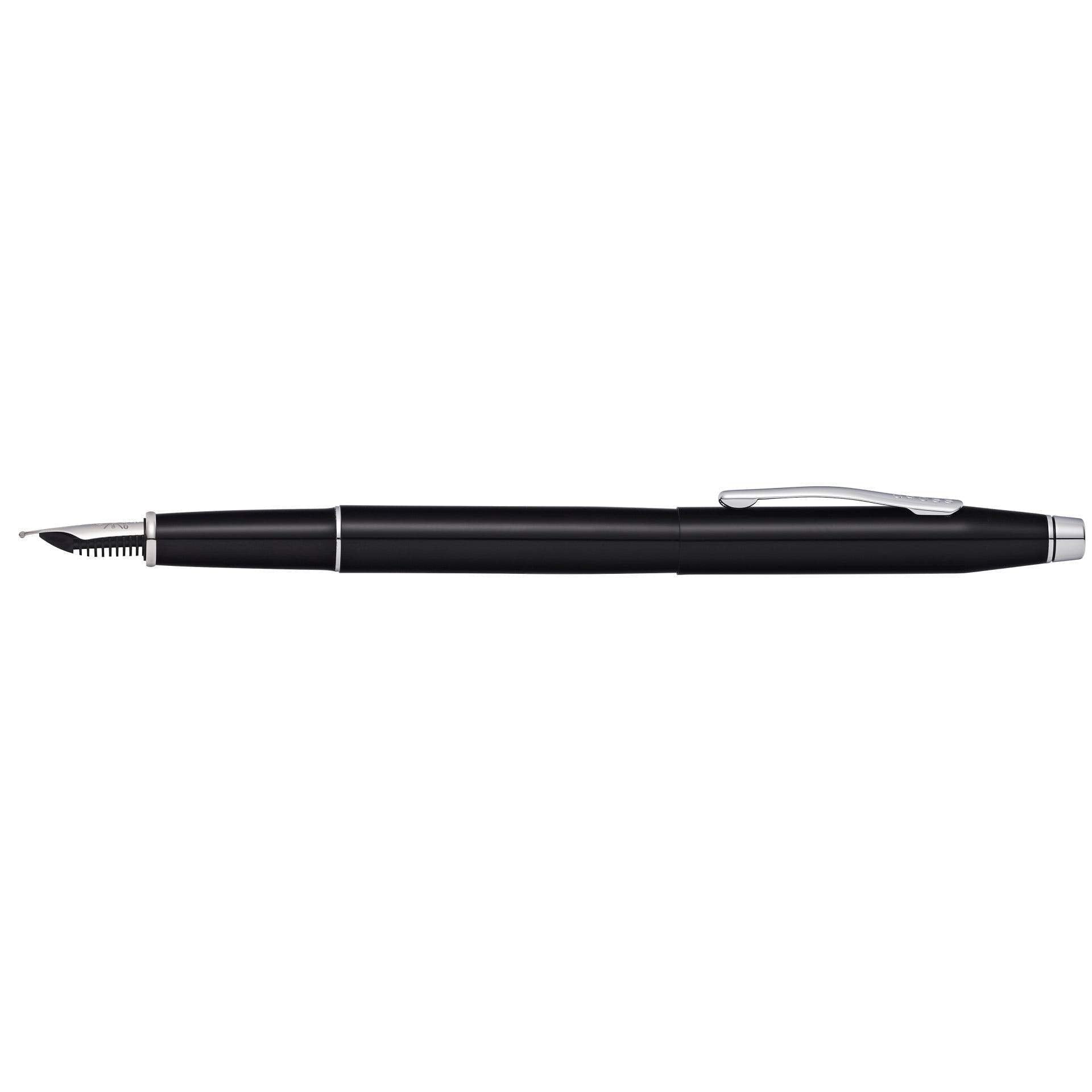 CROSS Century Classic Laqué Noir Stylo Plume-Stylo Plume-A.T. Cross-Papeterie du Dôme