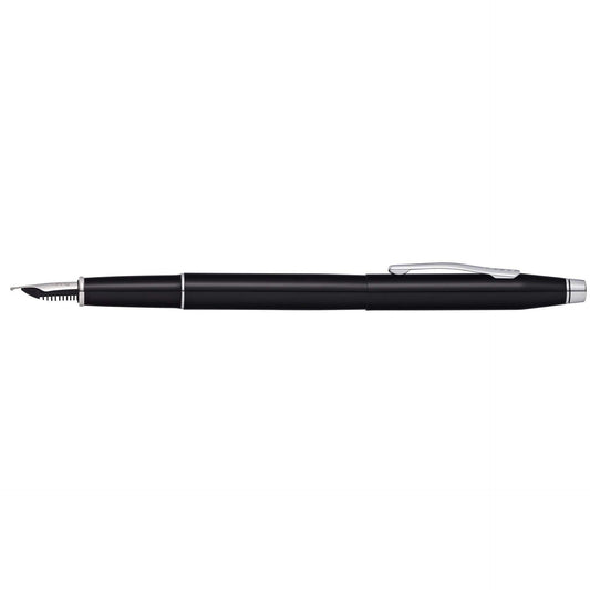 CROSS Century Classic Laqué Noir Stylo Plume-Stylo Plume-A.T. Cross-Papeterie du Dôme