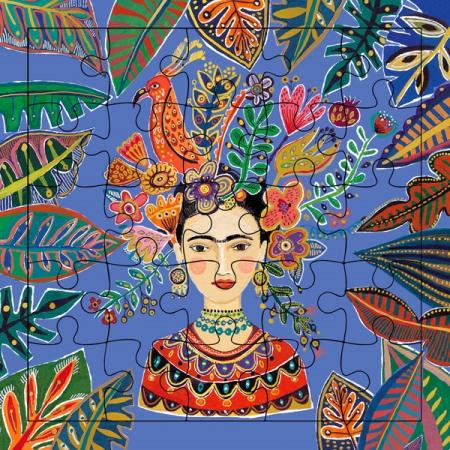 CRT Carte Puzzle-Carterie-Carte d'art-Frida Kahlo-Papeterie du Dôme