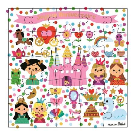 CRT Carte Puzzle-Carterie-Carte d'art-Joyeux Anniversaire de Princesse-Papeterie du Dôme