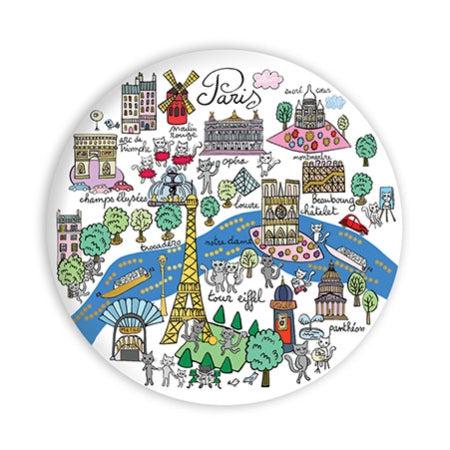 CRT Magnet Décapsuleur-Papeterie-Cartes d'art-Plan de Paris-Papeterie du Dôme