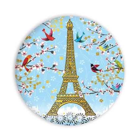 CRT Magnet Décapsuleur-Papeterie-Carte d'art-Tour Eiffel en fleur-Papeterie du Dôme