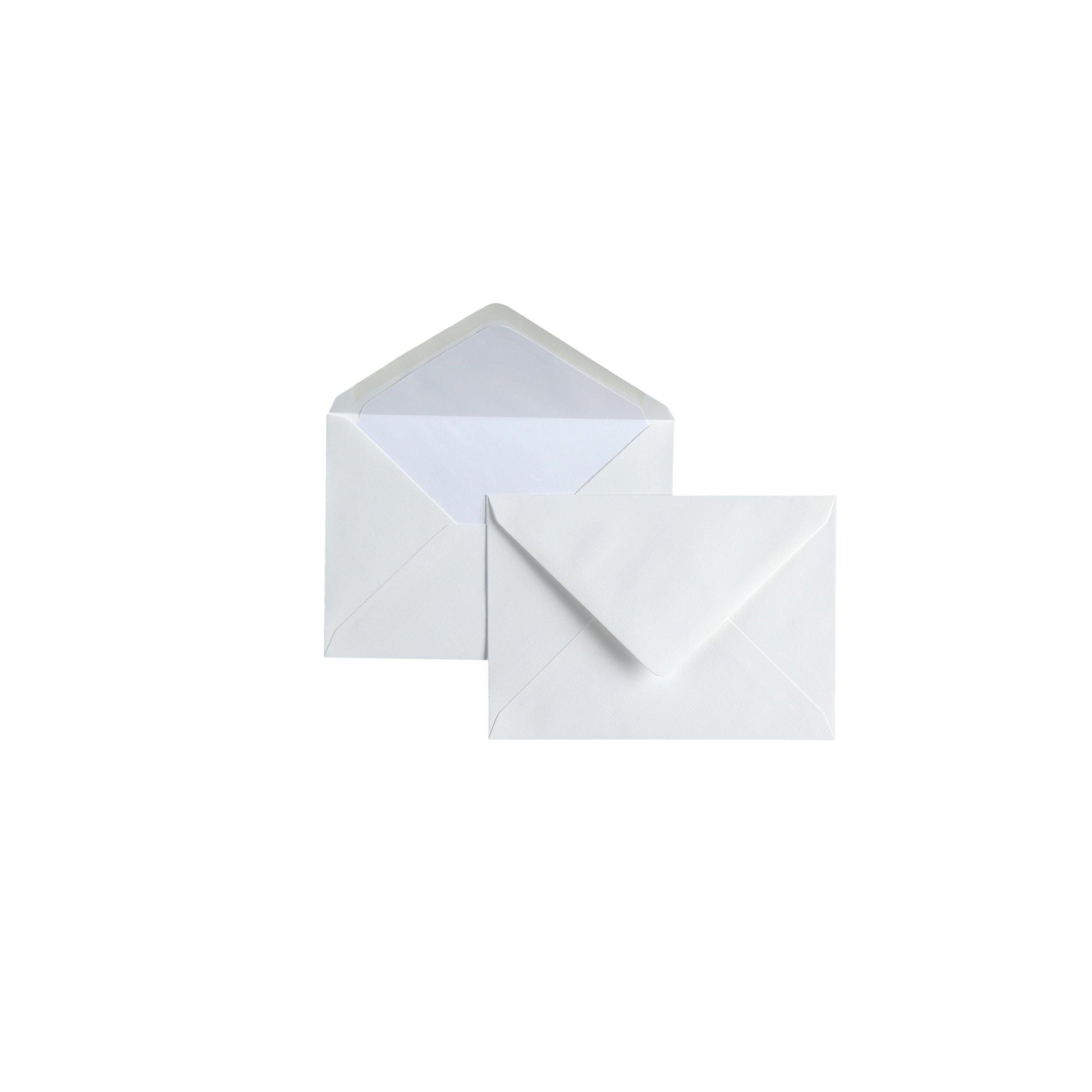 CRW 25 Enveloppes C6 Vergé-Enveloppes-Crown Mill-Blanc-Papeterie du Dôme