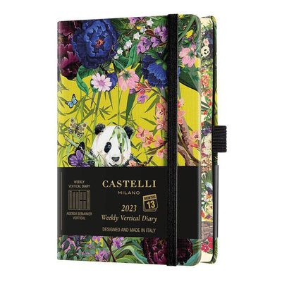 CTLI Agenda Eden Poche Semainier Vertical-Agenda-Castelli Milano-2023-Panda-Papeterie du Dôme