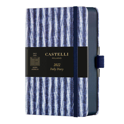 CTLI Agenda Shibori Poche Journalier-Agenda-Castelli Milano-2022-Twill-Papeterie du Dôme