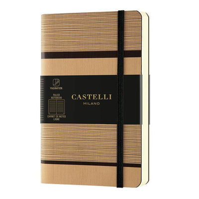 CTLI Carnet Tatami Poche Ligné-Carnet-Castelli Milano-Beige Capuccino-Papeterie du Dôme
