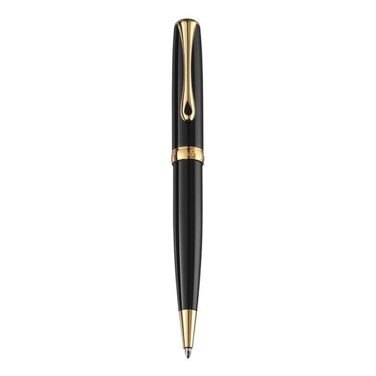 DPM Excellence A2 Laqué Noir Doré Stylo Bille-Stylo Bille-Diplomat-Papeterie du Dôme