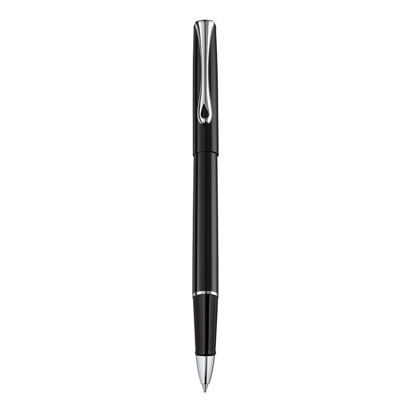 DPM Traveller Laqué Noir Stylo Roller-Stylo Roller-Diplomat-Papeterie du Dôme
