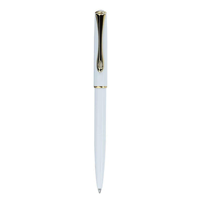 DPM Traveller Snow White Doré Stylo Bille-Stylo Bille-Diplomat-Papeterie du Dôme