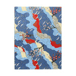 EPP Carnet Broché Japonais-Enveloppe-Esprit Papier-Bleu cerisiers-Papeterie du Dôme