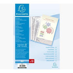 EXA 10 Pochettes Perforées PP Lisse A4 6/100e-Pochettes-Exacompta-Papeterie du Dôme