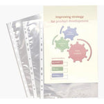 EXA 10 Pochettes Perforées PP Lisse A4 6/100e-Pochettes-Exacompta-Papeterie du Dôme