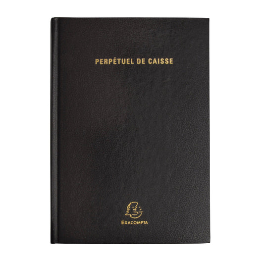 EXA* Agenda Bureau Perpétuel Caisse Journalier-Agenda-Exacompta-Noir-Papeterie du Dôme